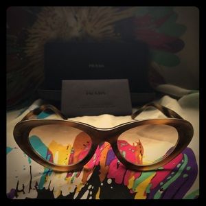 Authentic Vintage Prada Cat Eye Sunglasses